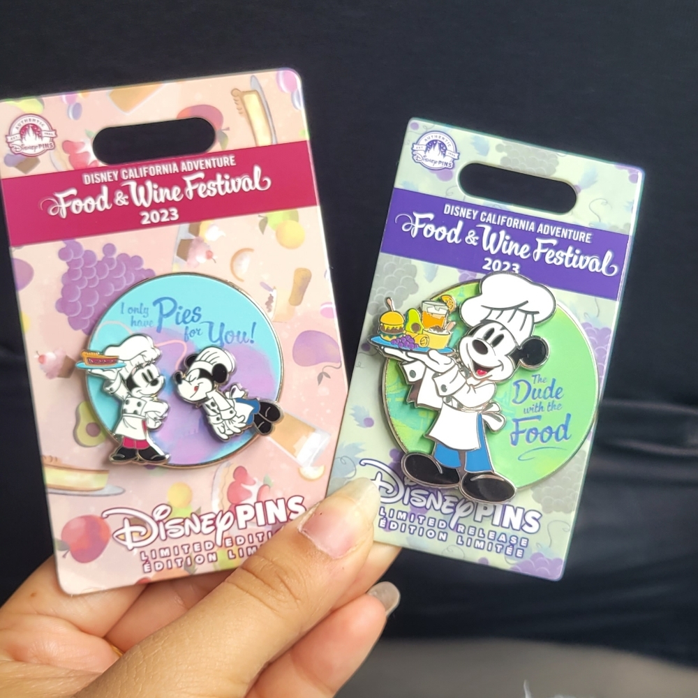 Disney Limited Edition Food & Wine Festival Pins